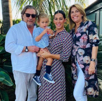 Jose Maria Ramos with his wife, daughter, and grandkid.